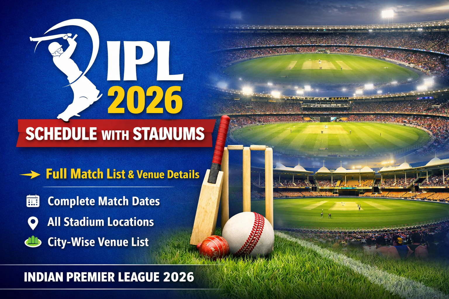 IPL stadium list